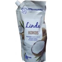 Жидкое крем-мыло для рук  Linda Кокос, 1 л